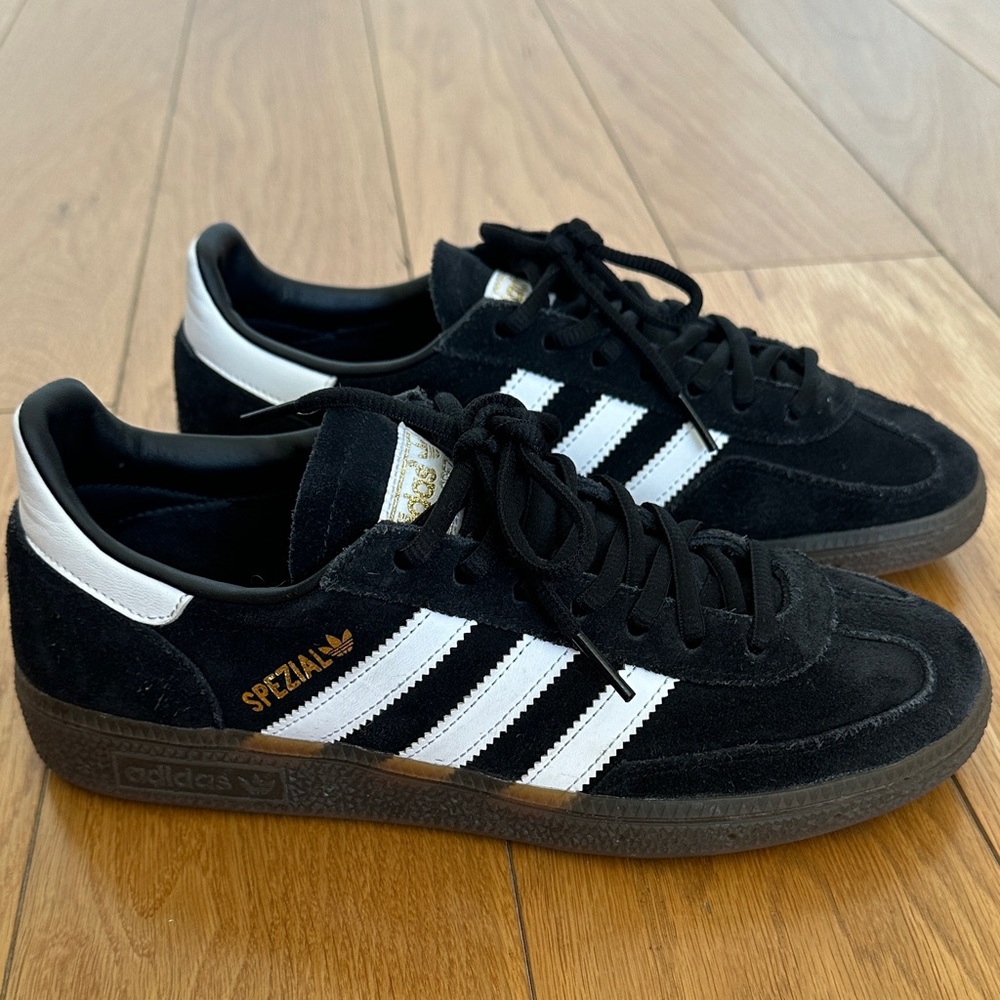 Adidas Black & White Spezial Suede Sneakers